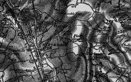Old map of Pin Green in 1896