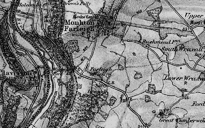 Old map of Pinckney Green in 1898
