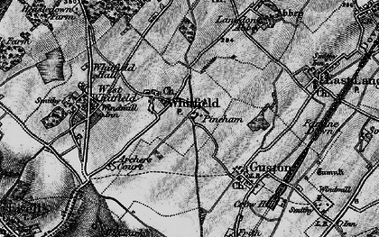 Old map of Pineham in 1895