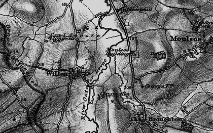 Old map of Pineham in 1896