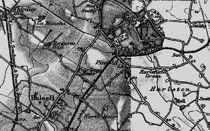 Old map of Pinfold in 1896