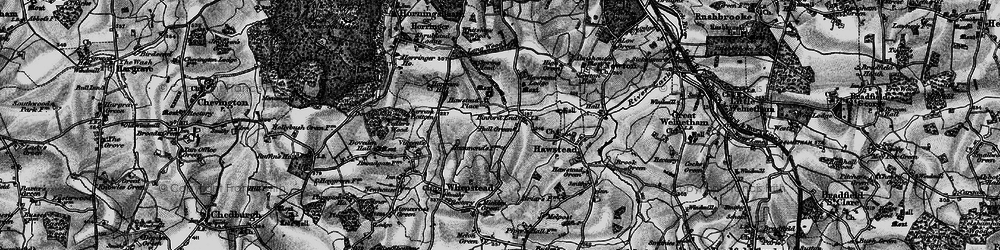 Old map of Bull Green in 1898