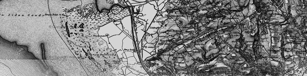 Old map of Pinged in 1896