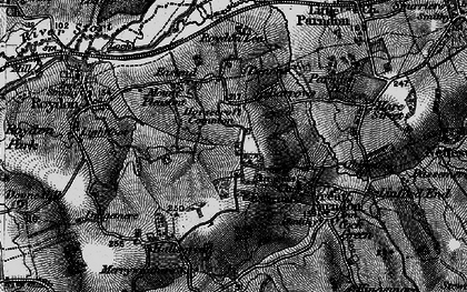 Old map of Pinnacles in 1896