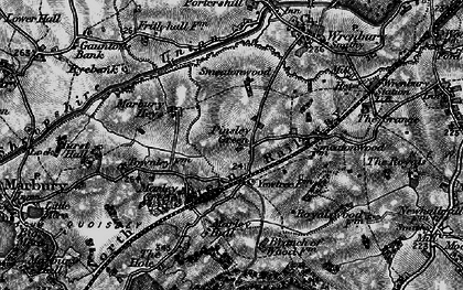 Old map of Pinsley Green in 1897