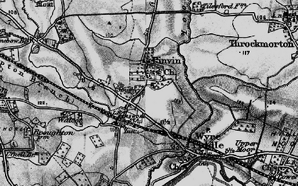Old map of Pinvin in 1898