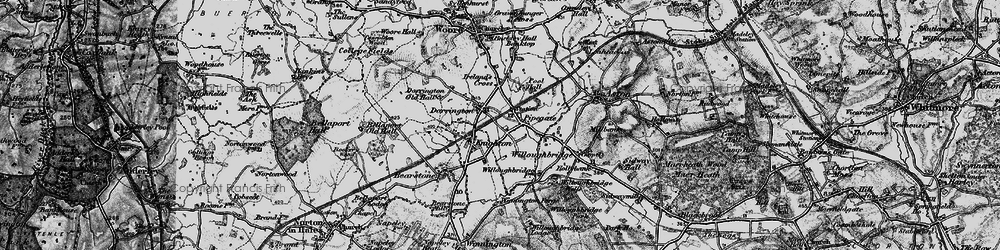 Old map of Willoughbridge Wells in 1897
