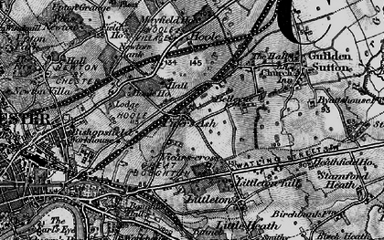Old map of Piper's Ash in 1896
