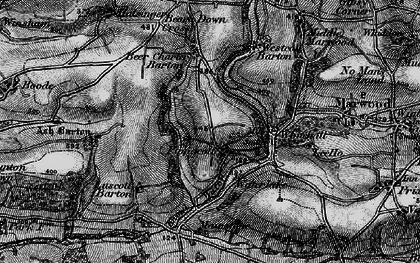 Old map of Pippacott in 1898