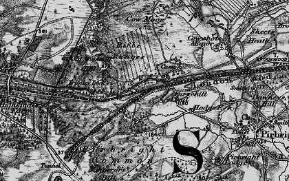 Old map of Tunnel Hill in 1896