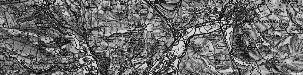 Old map of Pismire Hill in 1896