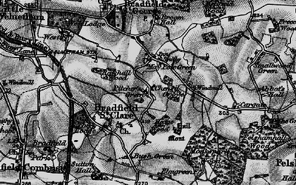 Old map of Pitcher's Green in 1898