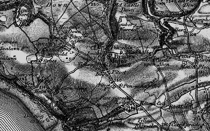 Old map of Pitcot in 1897