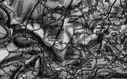 Old map of Pitcot in 1898