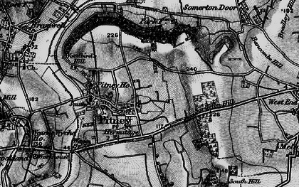 Old map of Pitney in 1898