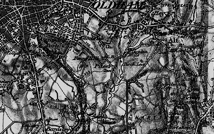 Old map of Pitses in 1896