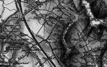 Old map of Pitstone in 1896