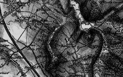 Old map of Pitstone Hill in 1896