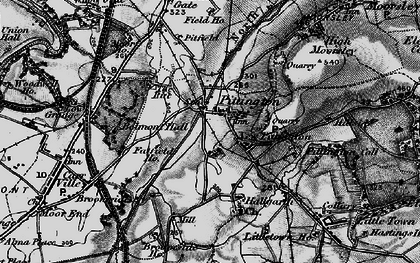 Old map of Pittington in 1898