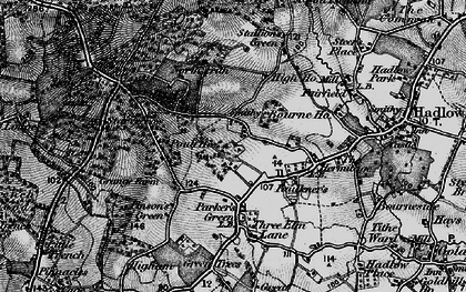 Old map of Pittswood in 1895