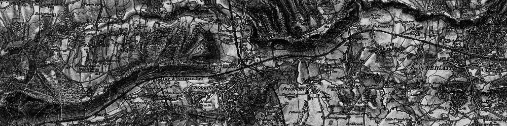 Old map of Pixham in 1896