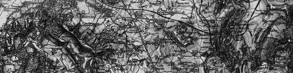 Old map of Ast Wood in 1898