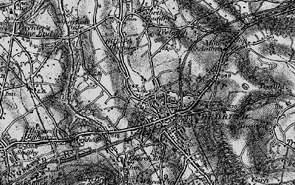 Old map of Plain-an-Gwarry in 1895