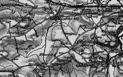 Old map of Plain Dealings in 1898