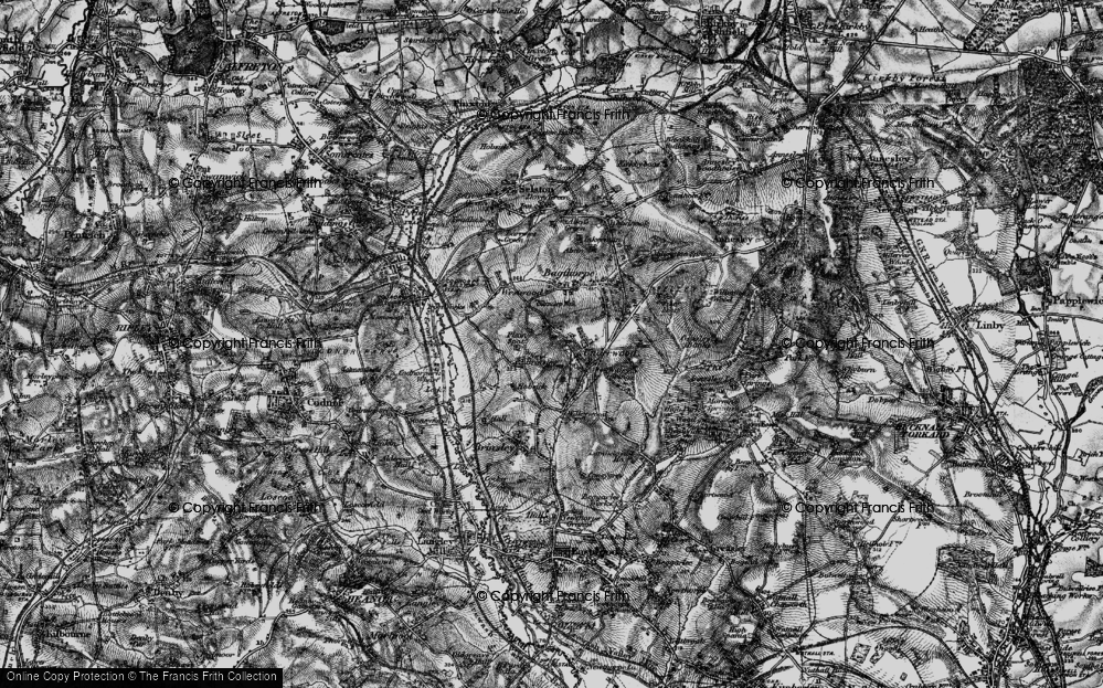 Old Map of Plain Spot, 1895 in 1895