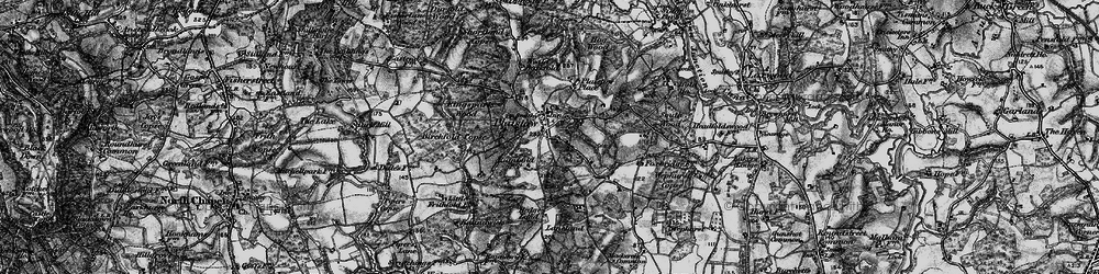 Old map of Birchfold Copse in 1895