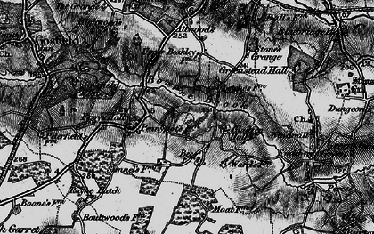 Old map of Plaistow Green in 1895
