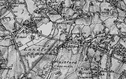 Old map of Plaitford in 1895