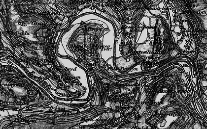 Old map of Plâs Berwyn in 1897