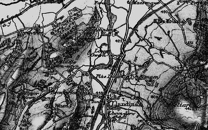 Old map of Plas Dinam in 1899