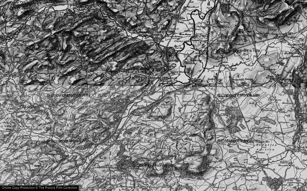 Old Map of Plas Meredydd, 1899 in 1899