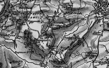 Old map of Plaster's Green in 1898