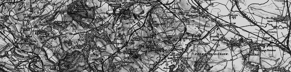 Old map of Platts Common in 1896