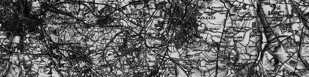 Old map of Pleck in 1899