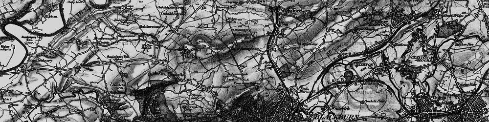 Old map of Pleckgate in 1896