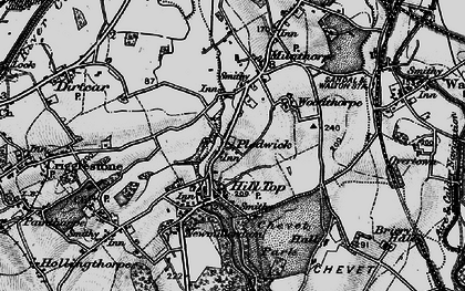 Old map of Pledwick in 1896