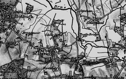 Old map of Plot Gate in 1898