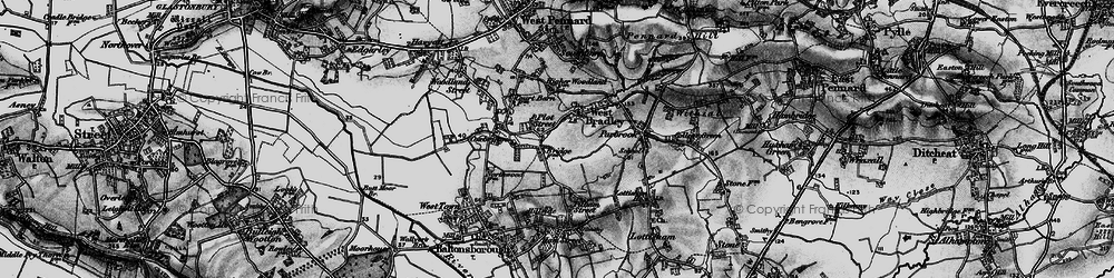 Old map of Plot Street in 1898