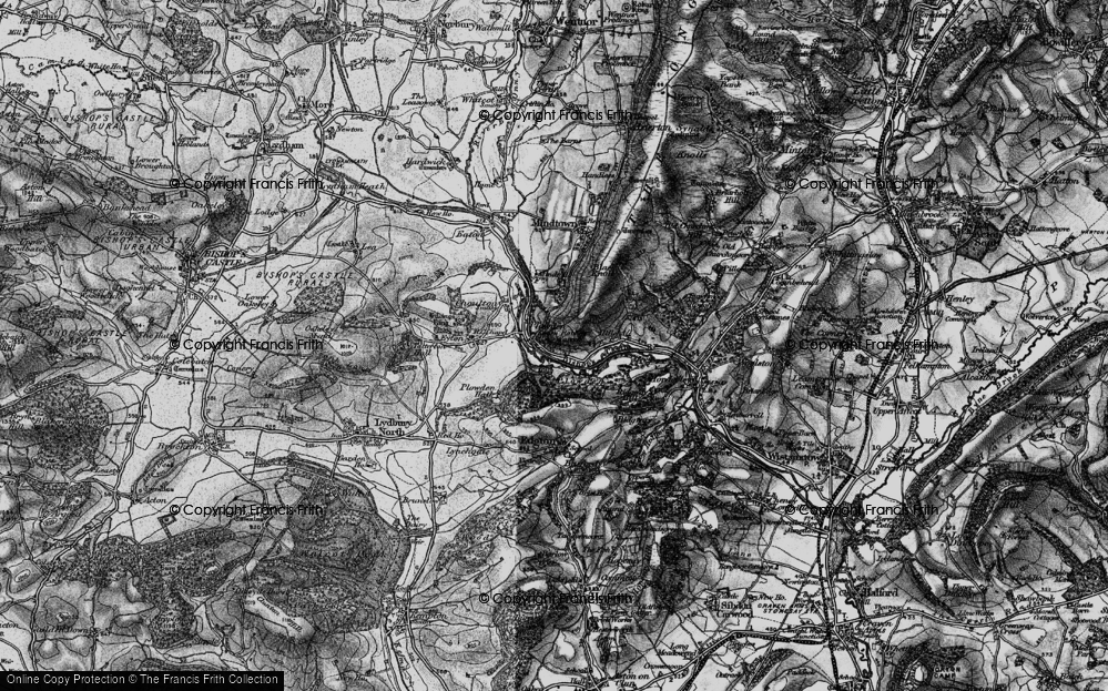 Old Map of Plowden, 1899 in 1899
