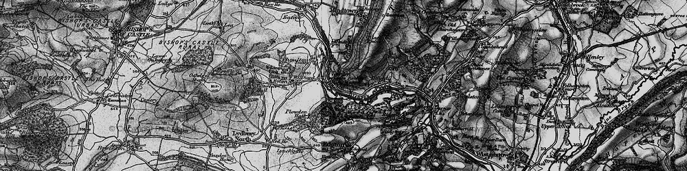 Old map of Plowden in 1899