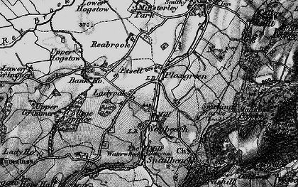 Old map of Ploxgreen in 1899