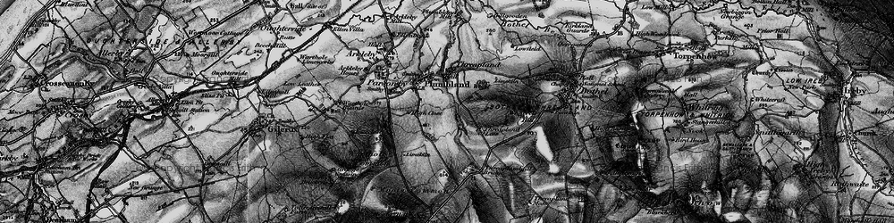 Old map of Plumbland in 1897