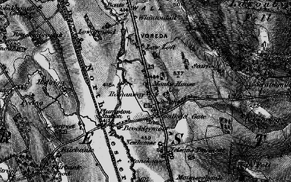 Old map of Plumpton in 1897