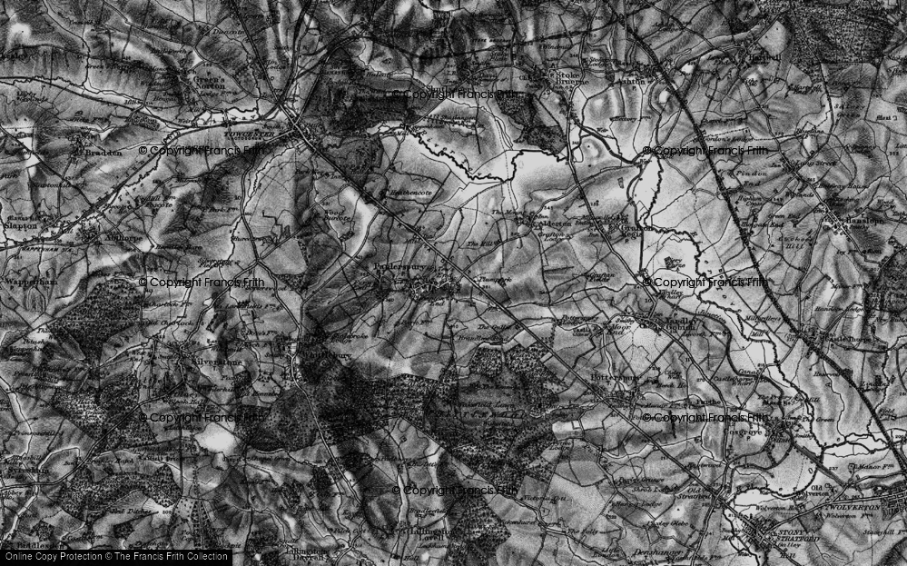 Old Map of Plumpton End, 1896 in 1896