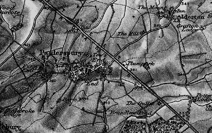 Old map of Plumpton End in 1896