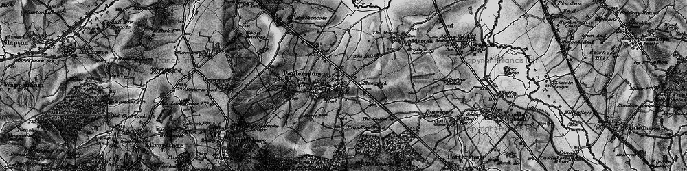 Old map of Plumpton End in 1896